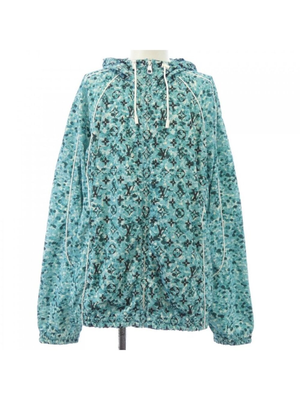 Louis Vuitton Printed Nylon Windbreaker Hoodie